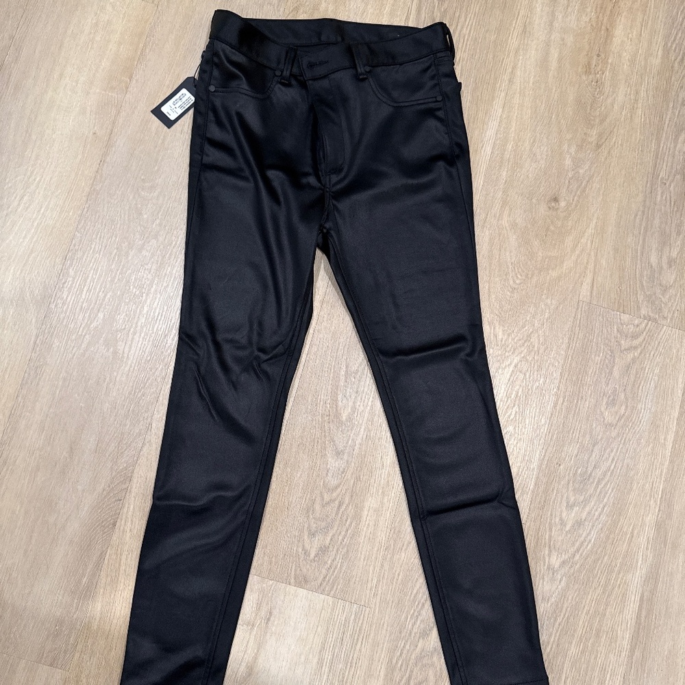 Rag & bone new black sateen pants size 28